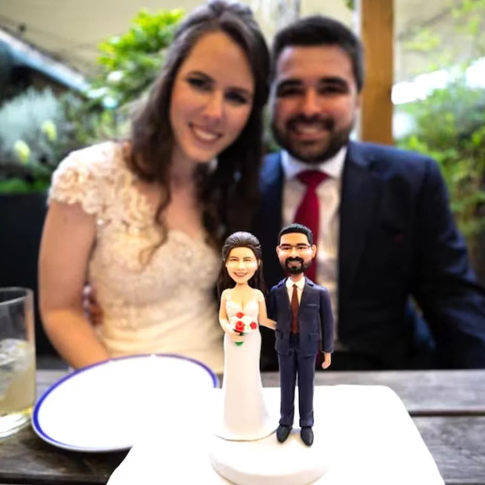 Vollständig anpassbare 2-Personen-Bobblehead