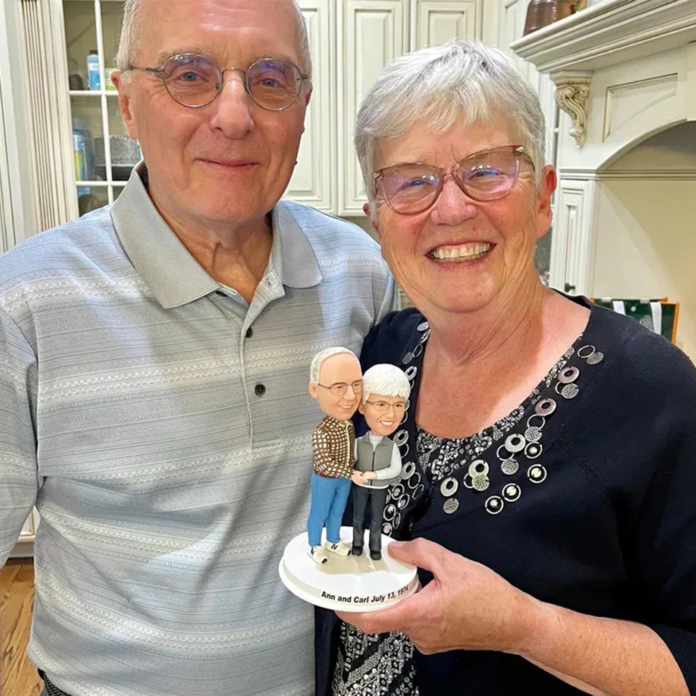 Vollständig anpassbare 2-Personen-Bobblehead