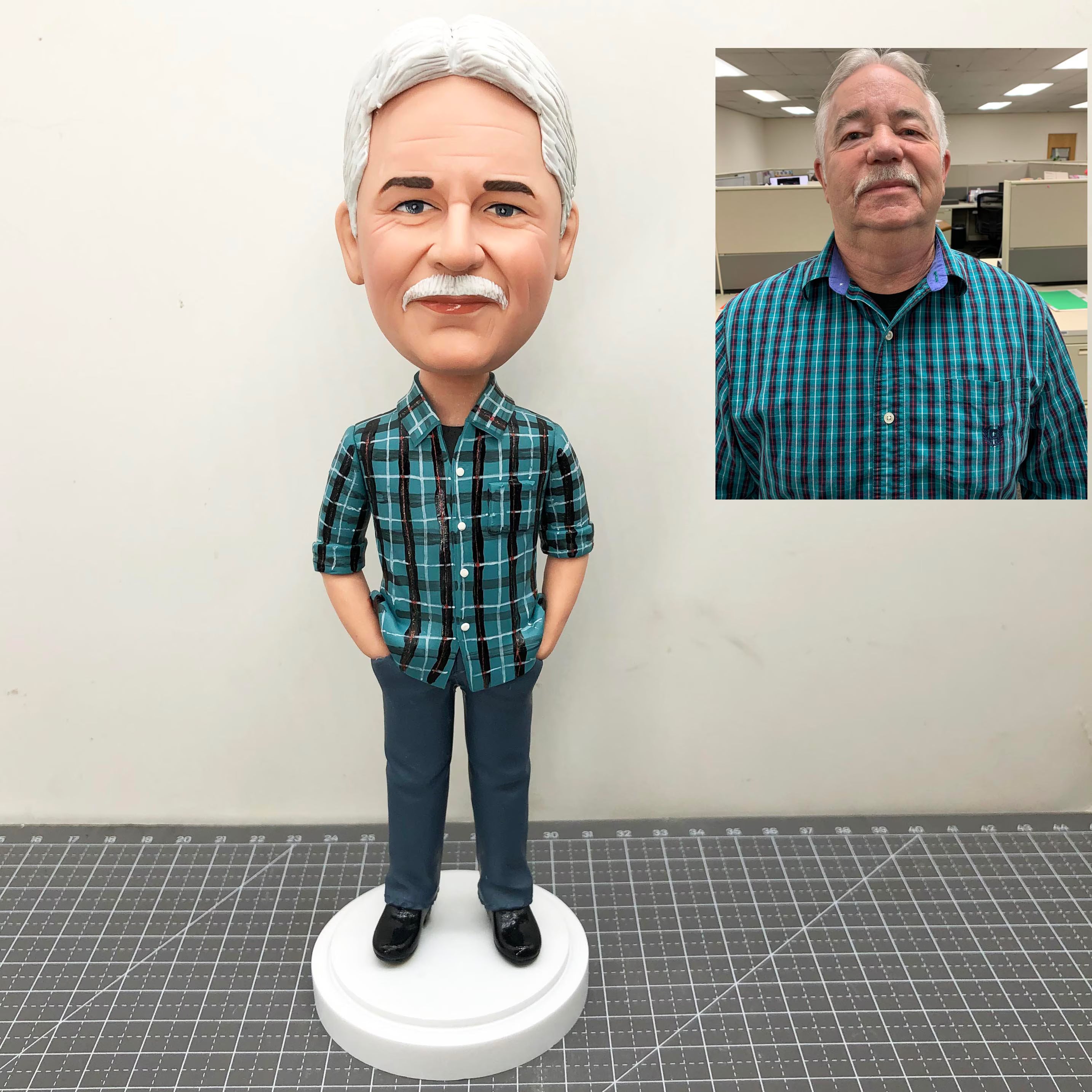 Vollständig anpassbare 1-Person-Bobblehead