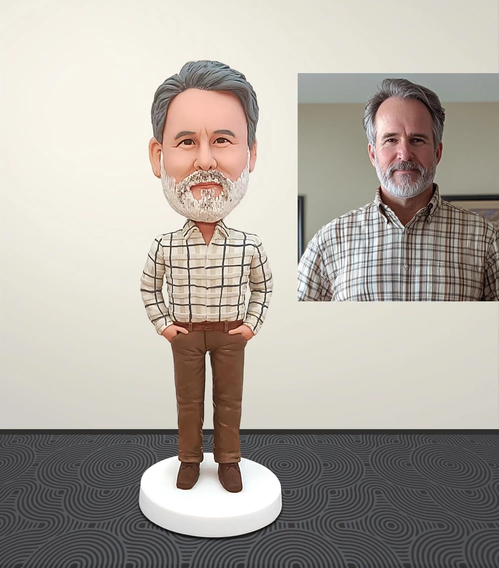 Vollständig anpassbare 1-Person-Bobblehead